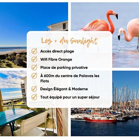 Le Sunlight - T2 Bord De Mer, Parking Палава-ле-Фло Экстерьер фото